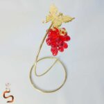 آویز خوشه انگور دکوراتیو با پایه فلزی آبکاری شده - Image 2