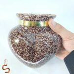 گلدان دیوارکوب قلبی رنگ گرانیتی - Image 3