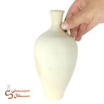 کوزه سفالی خام لالجین مدل سنتی (ارتفاع ۲۰ سانتی‌متر) - Image 2