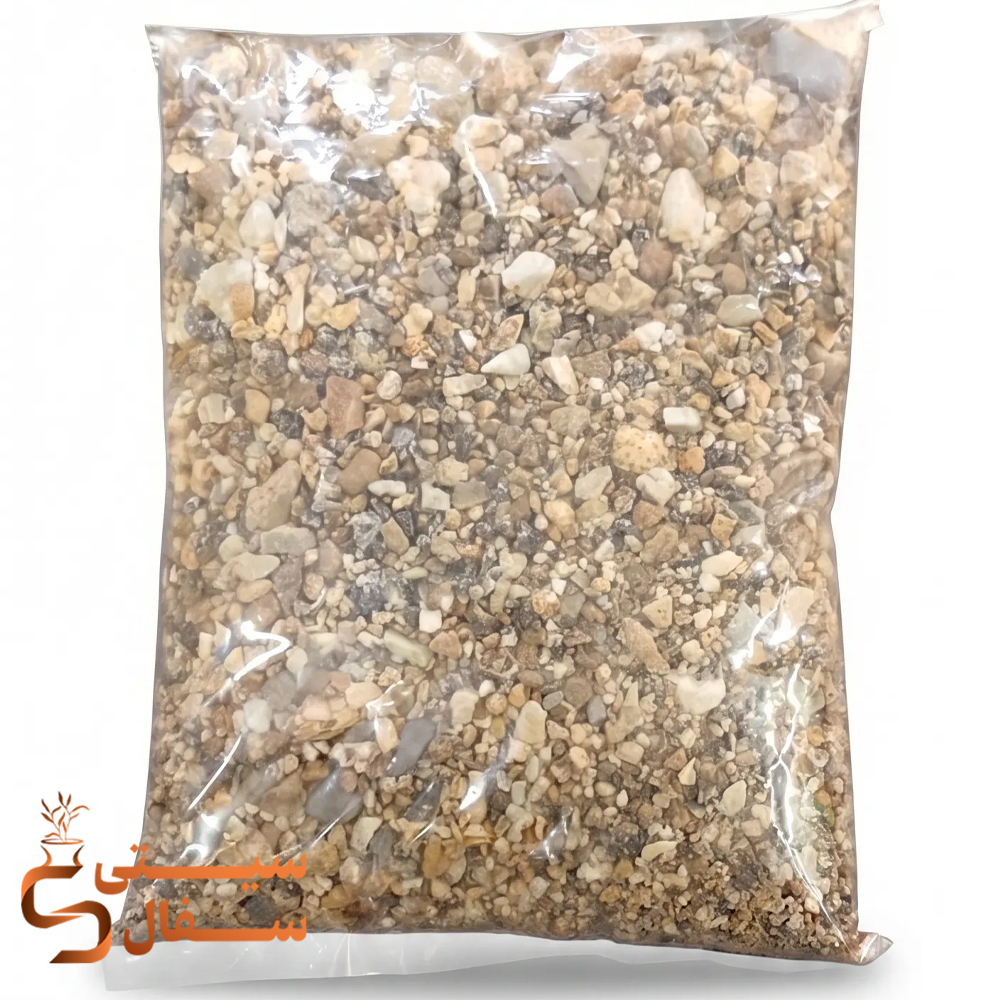 natural-fine-gravel-pot-soil سنگ ریزه طبیعی گلدان
