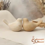 مجسمه پرستو سفالی خام دست ساز (بیس نقاشی اکریلیک، پتینه، دکوراتیو و هفت سین) - Image 7