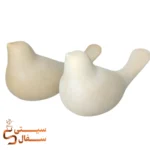 مجسمه پرستو سفالی خام دست ساز (بیس نقاشی اکریلیک، پتینه، دکوراتیو و هفت سین) - Image 6