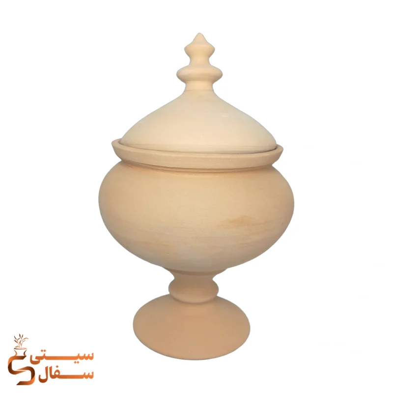 آجیل خوری سفالی خام متوسط